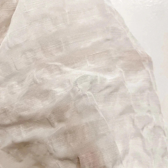 Cult Gaia Simona white linen off shoulder midi Dress size Large - Picture 12 of 16